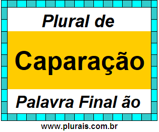 Plural de Caparação