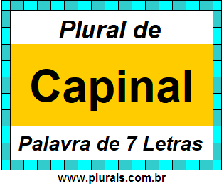 Plural de Capinal