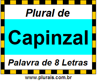 Plural de Capinzal