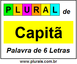 Plural de Capitã