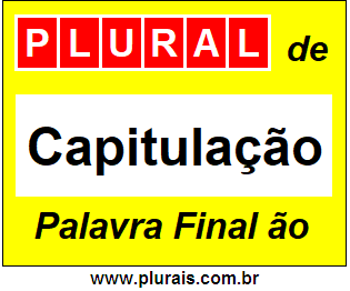 Plural de Capitulação