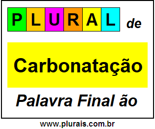 Plural de Carbonatação