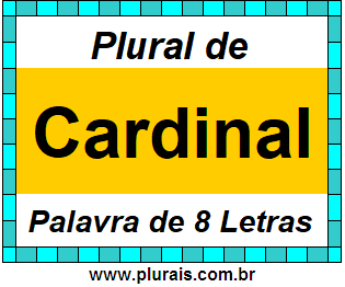 Plural de Cardinal