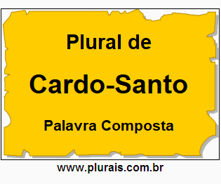 Plural de Cardo-Santo