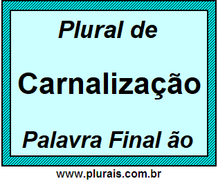 Plural de Carnalização