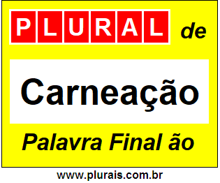 Plural de Carneação