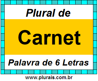 Plural de Carnet