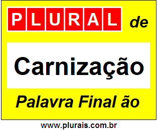 Plural de Carnização