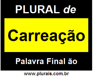 Plural de Carreação