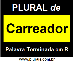 Plural de Carreador