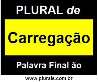 Plural de Carregação