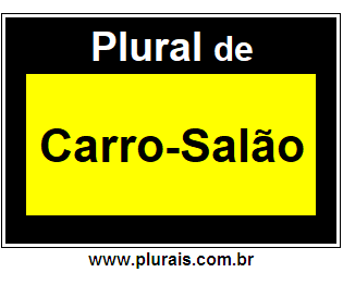 Plural de Carro-Salão