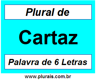 Plural de Cartaz