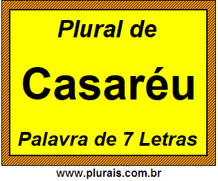 Plural de Casaréu