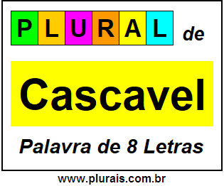 Plural de Cascavel