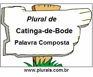 Plural de Catinga-de-Bode