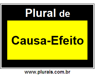 Plural de Causa-Efeito