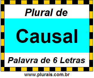 Plural de Causal