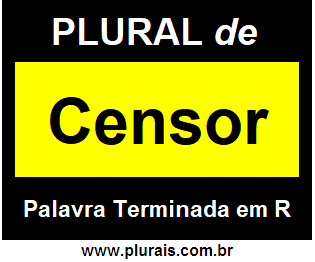 Plural de Censor