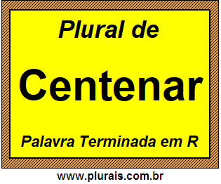 Plural de Centenar