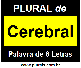 Plural de Cerebral