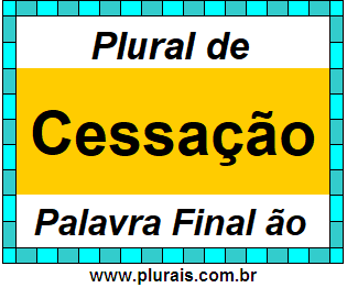 Plural de Cessação