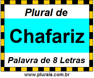Plural de Chafariz