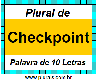 Plural de Checkpoint