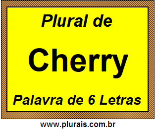 Plural de Cherry