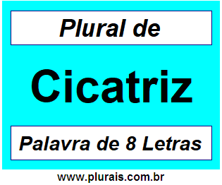 Plural de Cicatriz