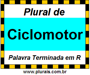 Plural de Ciclomotor