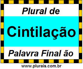 Plural de Cintilação