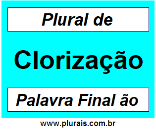 Plural de Clorização