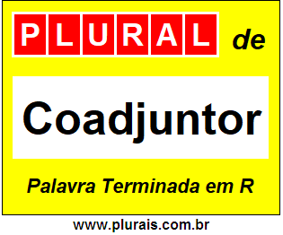 Plural de Coadjuntor