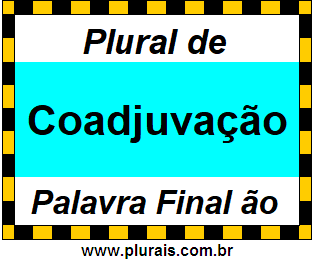 Plural de Coadjuvação