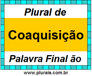 Plural de Coaquisição