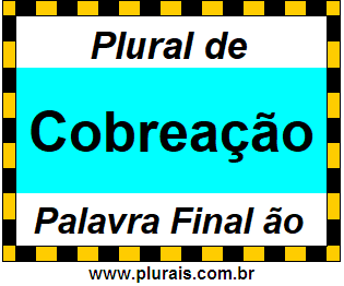 Plural de Cobreação