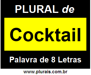 Plural de Cocktail