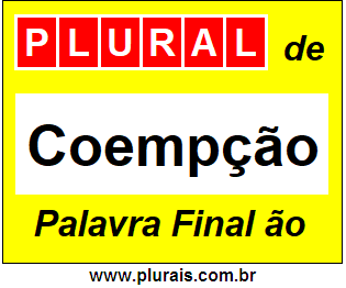 Plural de Coempção