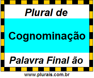 Plural de Cognominação