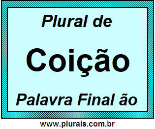 Plural de Coição