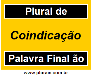 Plural de Coindicação