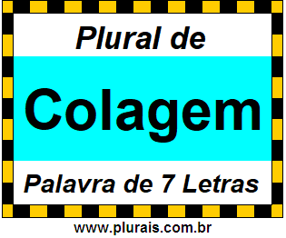 Plural de Colagem