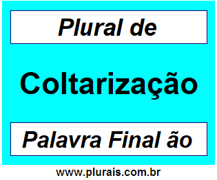 Plural de Coltarização