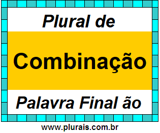 Plural de Combinação