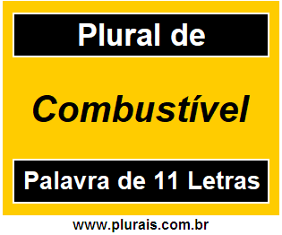 Plural de Combustível