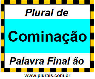 Plural de Cominação