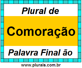 Plural de Comoração