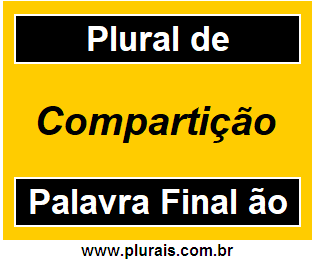 Plural de Compartição