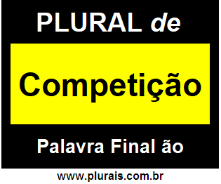 Plural de Competição